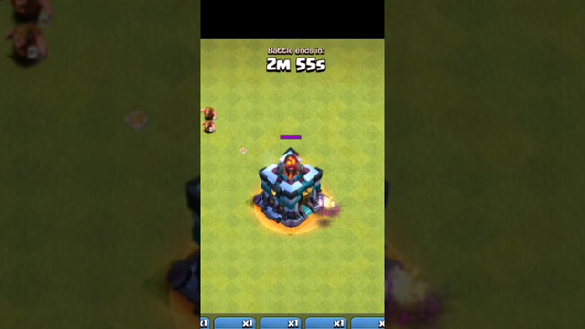 Clash Of Clans Th 13 Vs Skeleton Spell _ Clash Of Clans _ - Shorts