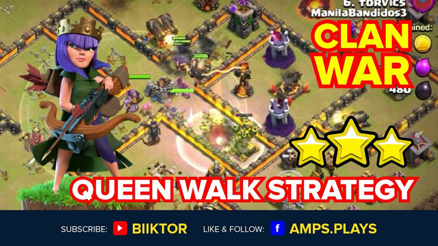 **Queen Walk Strategy** Attacking in Clan War Episode 5 || Clash of Clans
