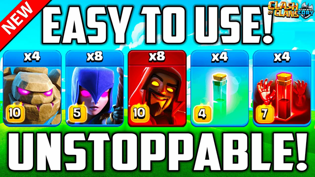 TH 13 should NOT be this EASY! UNSTOPPABLE NEW CLASH OF CLANS ATTACK STRATEGY ! COC WAR ATTACKS 2021