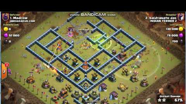 Clash of Clans TH 13 3 stars