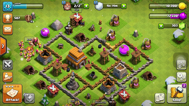 Clash of clans - Gameplay