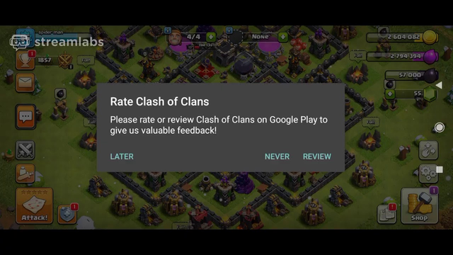 clash of clans live stream
