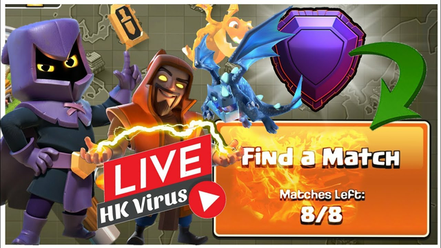 Th13 / Th12 Trophy Push Live / Challenge / coc live / Clash of clans Live/ New Troops Live Stream