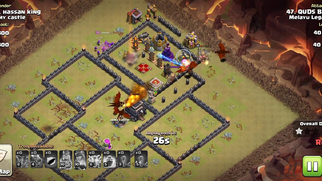 CLASH OF CLANS | ZAPP DRAGON ATTACK | TOWNHALL TH9 | 6 LIGHTNING SPELL AND 2 EARTHQUAKE