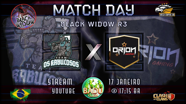Os Kabulosos vs. Orion Gaming / BLACK WINDOW R3 / CLASH OF CLANS
