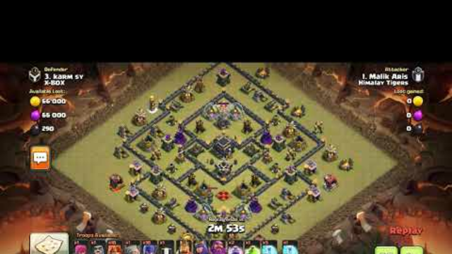 Unbelievable 3 stars in clash of clans | 9th max vs 9th | trending on gaming