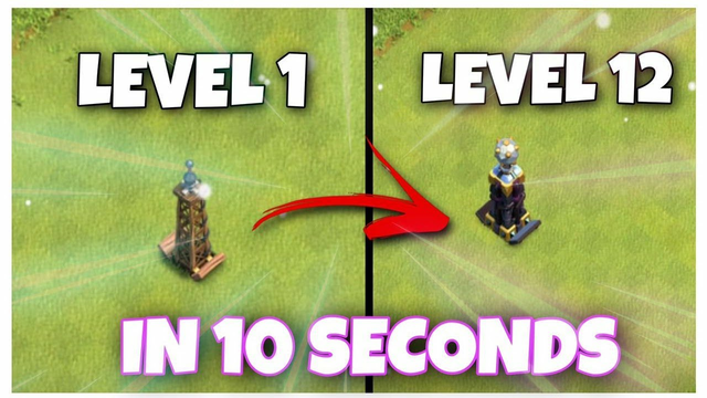 MAXING HIDDEN TESLA IN 10 SECONDS - COC | CLASH OF CLANS | #shorts
