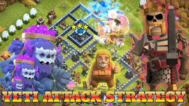 Yeti Attack Strategy Th13 COC 2021||Clash of Clan
