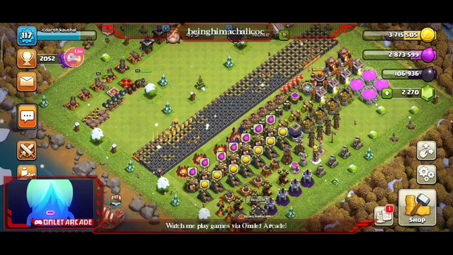 Clash of clans live streaming !!  clan games
