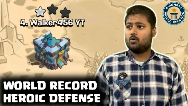 WORLD RECORD DEFENSE IN COMPETITIVE WAR CLASH OF CLANS
