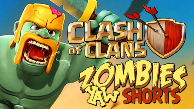 THE ZOMBIES HAVE BROKEN INTO THE BASE! Clash of Clans Zombies (Call of Duty Shorts) | #Shorts