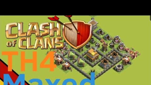 Clash of clans, TH4, max upgrades