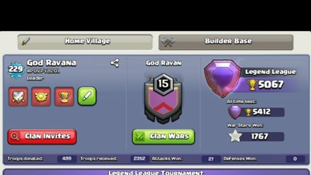 Clash of Clans legend Account for sell