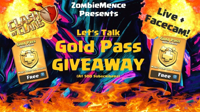 Clash of Clans with FACECAM | ZombieMence is BACK! Gold Pass GIVEAWAY + Base Visits