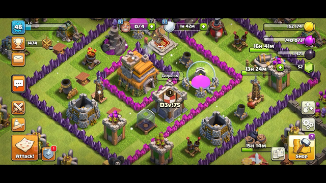 My TH7 Clash Of Clans || COC #coc