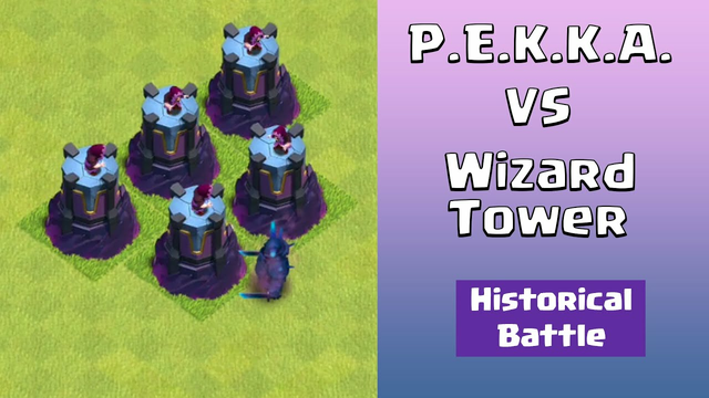 Every Level Pekka VS Every Level Wizard Tower | Clash of Clans | Gameplay | iPanda Plays | COC