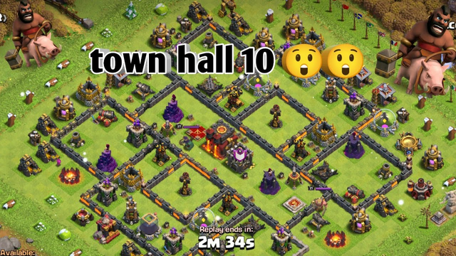 town hall 10 hybrid attacking strategy , looting   (sgamer) ( clash of clans )