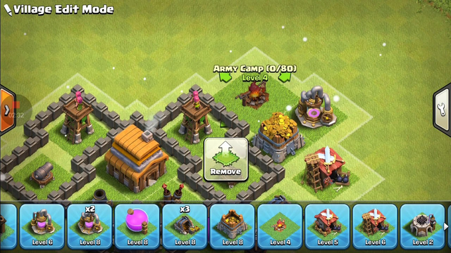 NWE BEST Town Hall 4 (TH4)Base with - CLASH OF CLANS