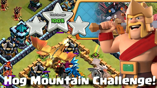 HOW TO 3 STAR HOG MOUNTAIN CHALLENGE! | Clash of Clans