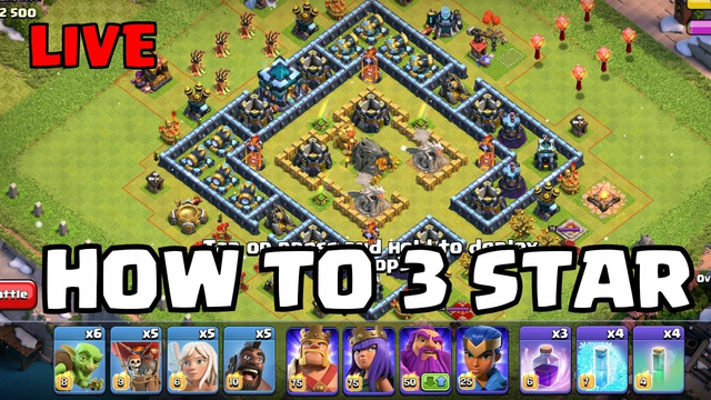 Hog Mountain Challenge Live Attack / Th13 / Th12 Trophy Push Live / COC live / Clash of clans Topic