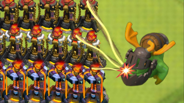 Max Inferno Tower Vs Inferno Dragon Clash of clans