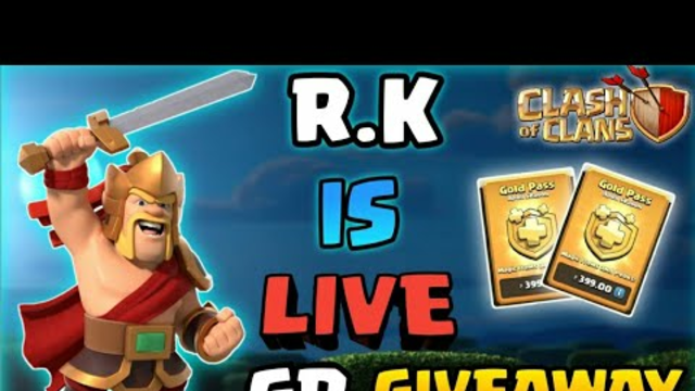 Goldpass Giveaway And Base Visiting Stream | Clash Of Clans