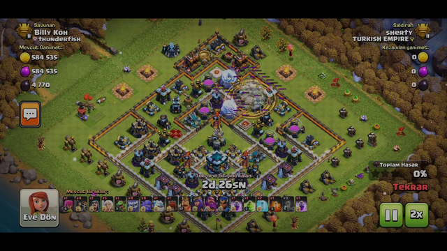 clash of clans th13 attack