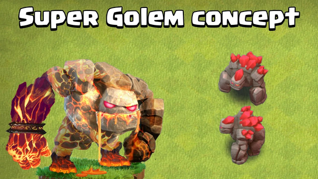 SUPER GOLEM Concept (not official) | Clash of Clans
