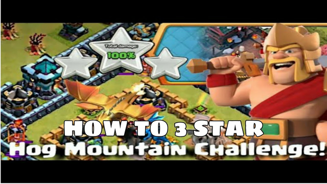 HOW TO 3 STAR HOG MOUNTAIN CHALLENGE EVENT || CLASH OF CLANS