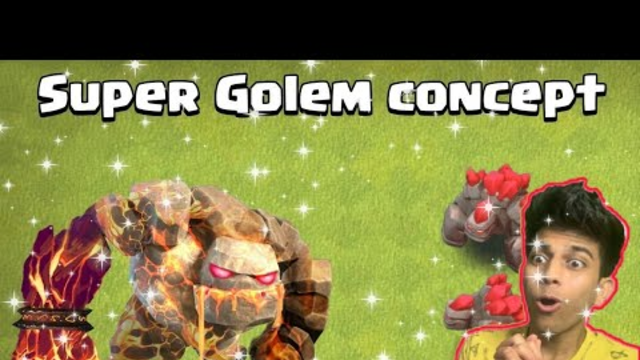 ClashOfClans #SuperGolem #SuperTroop  SUPER GOLEM Concept(notofficial) |Clash of Clans#sumit007#coc