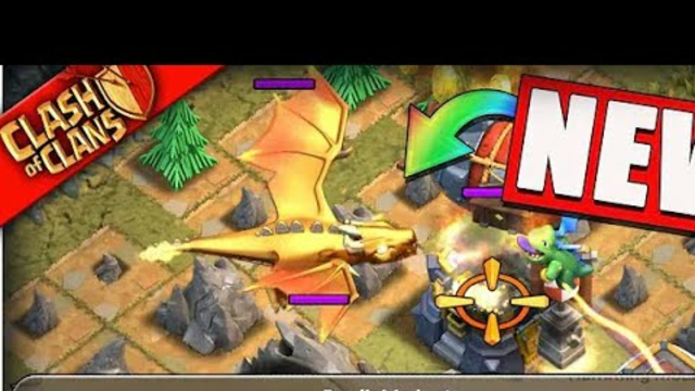 How to kill the golden dragon : clash of clans , Easy