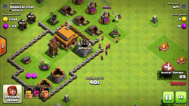 Defending Against Invaders in Clash of Clans
