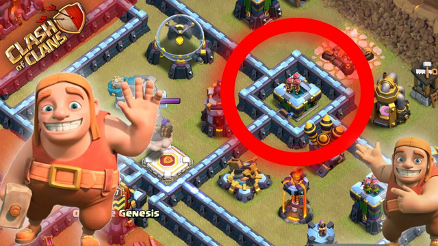 The 1-Building Compartment Trick | Clash of Clans Base Building