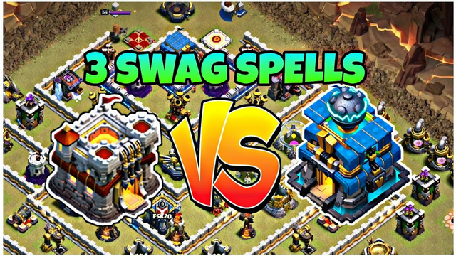I ATTACKED TH12 WITH TH11 AND SWAGGED 3 SPELLS! | CLASH OF CLANS