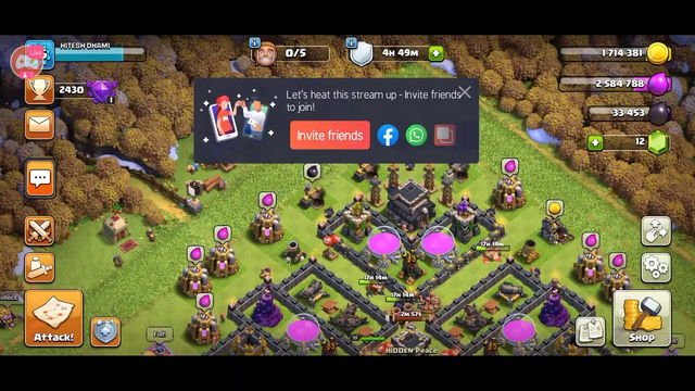 Clash Of Clans//Clan Games Live!!