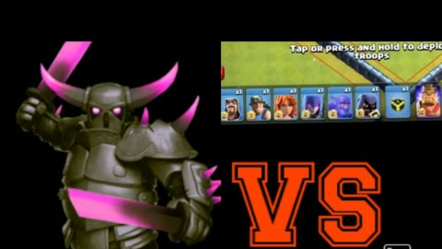 Clash Of Clans | Max Level Pekka Vs All Max Level Ground Troops And Max Level Barbarian King 2021