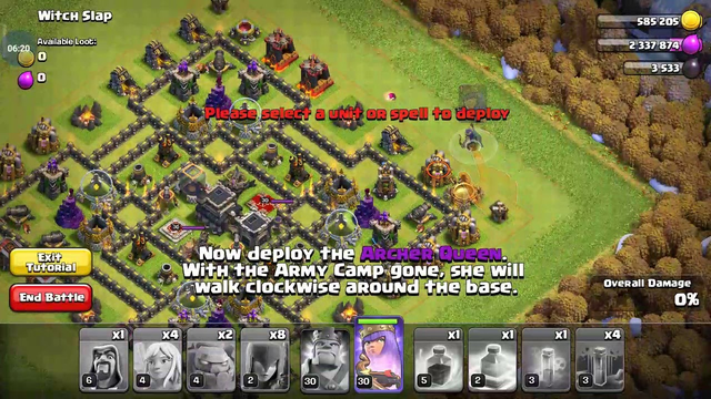 LIVE CLASH OF CLANS ATTACK IN GOBLIN MAP, WATCH NOW
