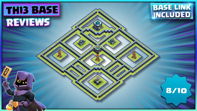 26 ATTACKS = 6 X 1 STARS!!! TH13 Base + TH13 Base Layout Link | Clash of Clans