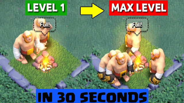 UPGRADING BOXER GIANTS IN 30 SECONDS | Clash of Clans