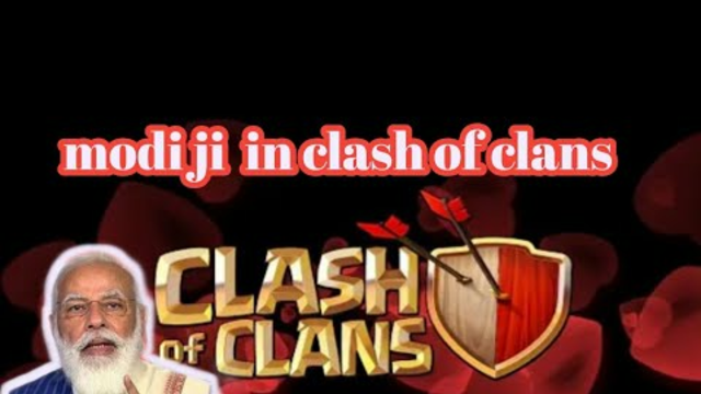 modi ji in coc clash of clans