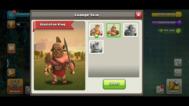 UNLOCKING THE P E K K A KING SKIN  HOW TO GET THE HERO SKINS FOR FREE IN CLASH OF CLANS