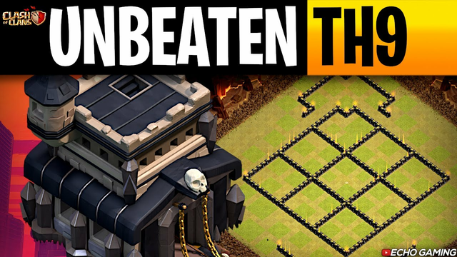 This TH9 Base was hit 7 times and Never 3 Starred (Clash of Clans)