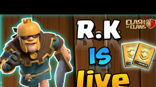 CLASH OF CLANS LIVE |NEW SKIN COMING