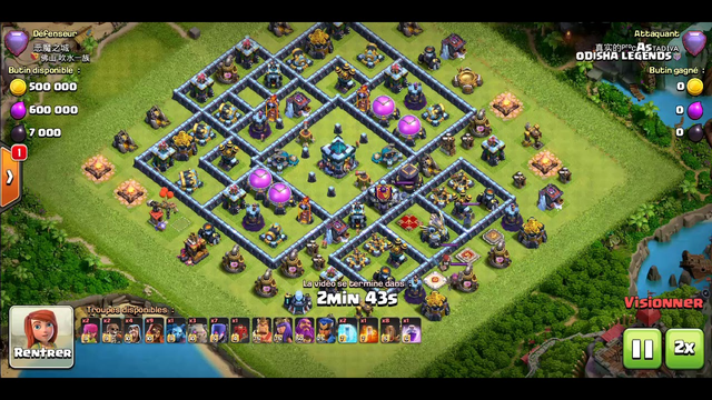 Perfect attack at the TH13 easy strategy clashofclans COC clash of clans after update library(3)