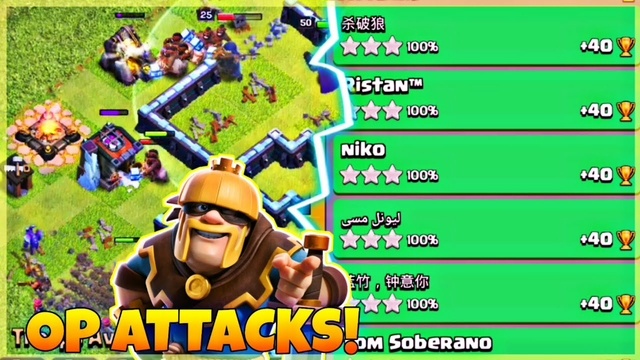 TH13 TROPHY PUSHING ATTACKS! | CLASH OF CLANS | THE EAGLE |