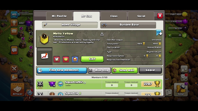 JOIN MY CLASH OF CLANS CLAN