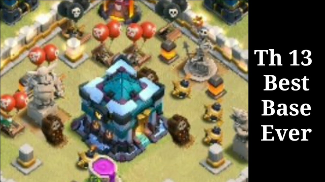 World's Best base for th 13 with Replay || Clash Of Clans