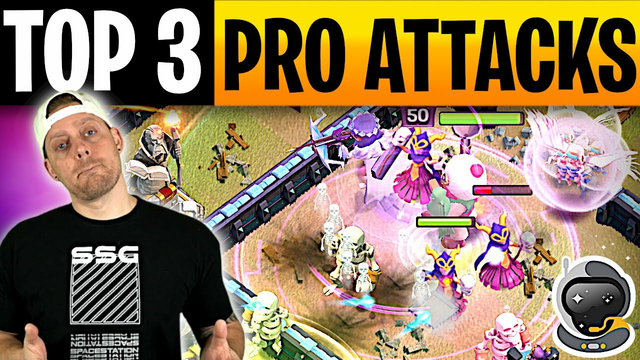 3 Strategies used by the SpaceStation Pros vs MCES (Clash of Clans)