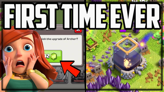 The FIRST TIME I've EVER Done This in Clash of Clans! Gold Pass Clash #55