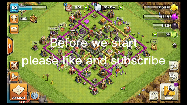 PLAYING CLASH OF CLANS